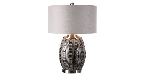 Uttermost 27521-1 Aura 1 Light 26.25 Inch Tall Table Lamp with Fabric ...