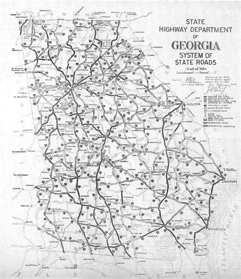 Ga States Highway Maps