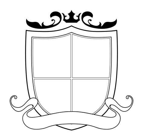 Coat Of Arms Template Printable Free