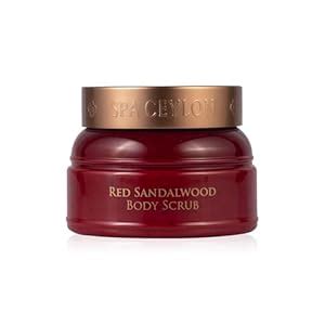 Buy Spa Ceylon RED SANDALWOOD Body Scrub | Exfoliates with Red ...