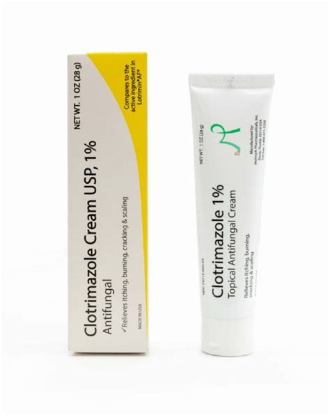 Buy Clotrimazole Cream USP, 1% Topical Antifungal Cream, Treats Athlete ...