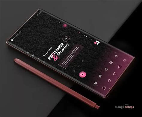 Black & Pink | Nova Launcher Android Homescreen Setup No.361
