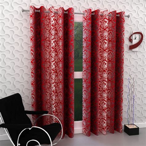 Buy Geonature Eyelet Door Curtains Set of 6 Online at Low Prices in ...