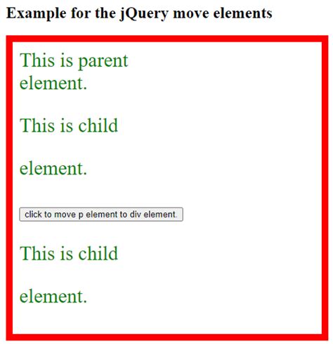 Image result for JavaScript Move Element