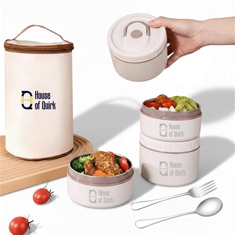 Buy House of Quirk 304 Stainless Steel Bento Lunch Box for Adults, 3 ...