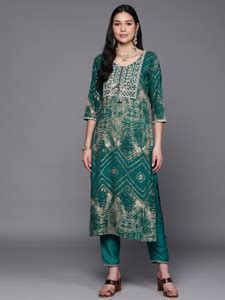 LIBAS Women Embroidered Straight Kurta - Buy LIBAS Women Embroidered ...
