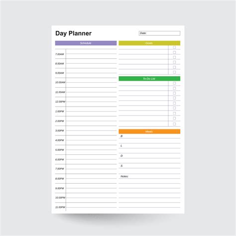 Hourly Daily Planner Printable - King Printables