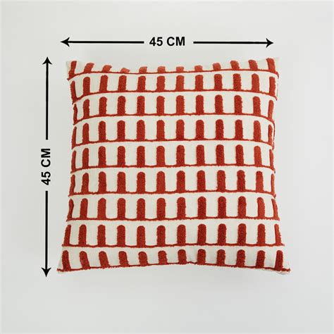 Buy Fiesta Wave Textured Filled Cushion - 45 x 45 cm from Home Centre ...