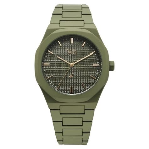 Buy Online Vyb Hustler By Fastrack Quartz Analog Green Dial Metal Strap ...