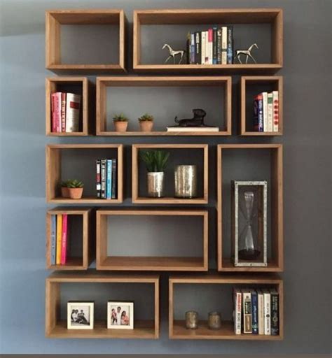 Wall bookshelves modern floating bookshelf modular wall shelving ...