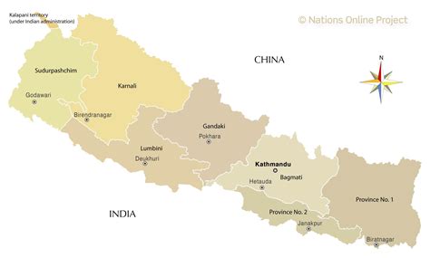 Nepal Geographical Map