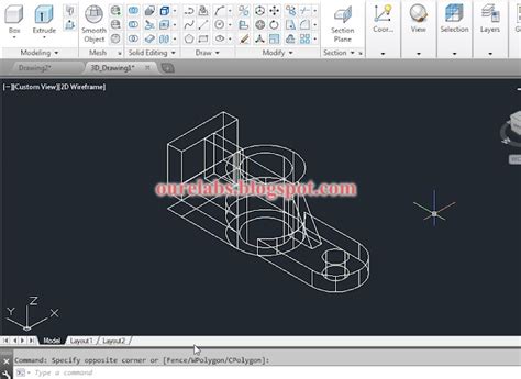 Image result for AutoCAD 2019 3D Drawing Tutorial