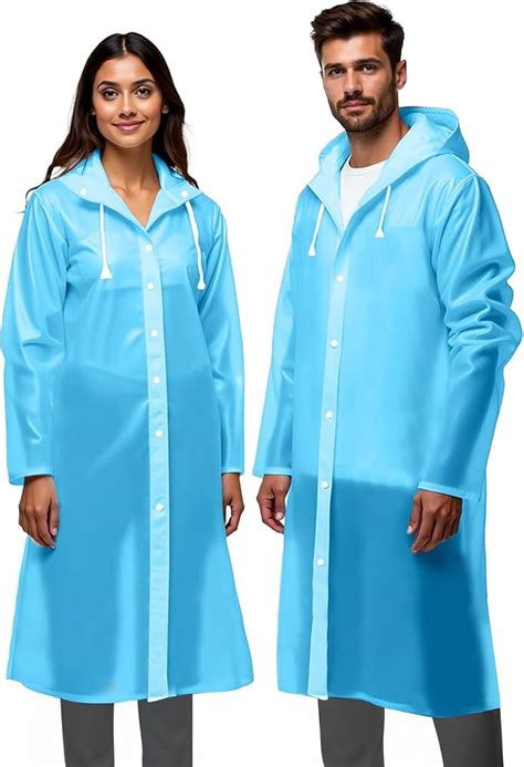 Rain Poncho Wancir s For Adults Reusable Raincoats Survival Heavy Duty ...