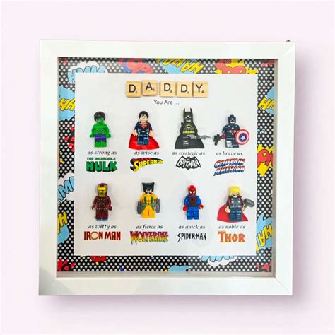 Buy Handmade Printed 3D Lego Superhero Theme Wooden Decorative Plaque ...