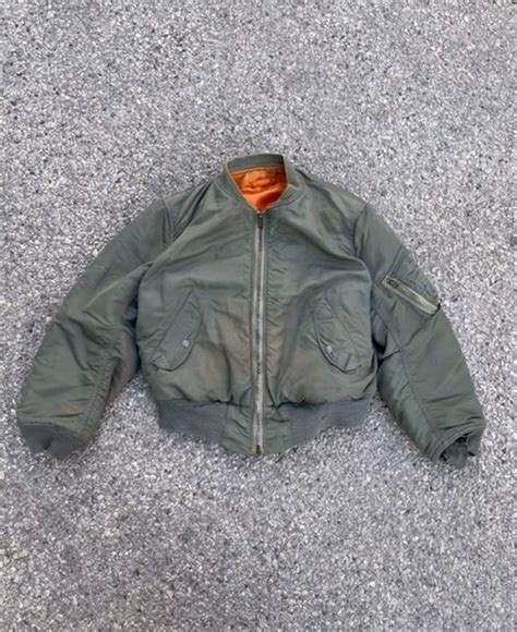 Authentic Vintage Military MA-1 Bomber Jacket - Etsy