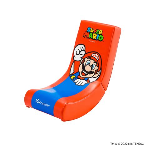 X Rocker Spotlight Floor Rocker Gaming Chair (Super Mario, Luigi, Yoshi ...