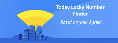 Lucky Number Finder based on Your Karma - Youth Apps