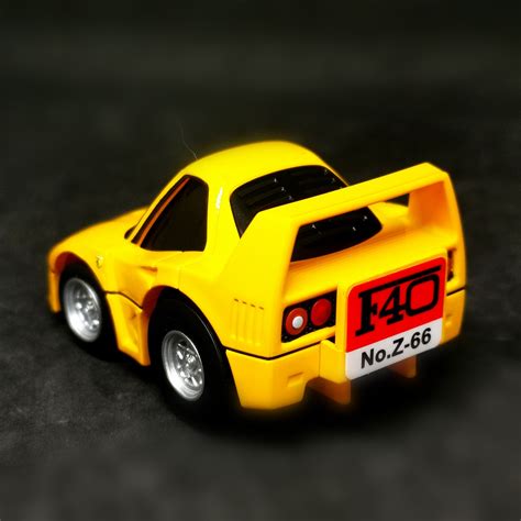 Tomytec ChoroQ Zero Z-66c Ferrari F40 (Yellow) – Mobile Garage HK