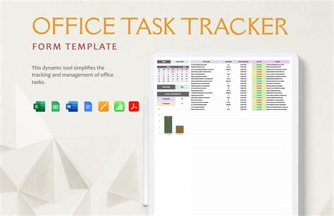 Daily Task Tracker Template in Excel, Google Sheets - Download ...