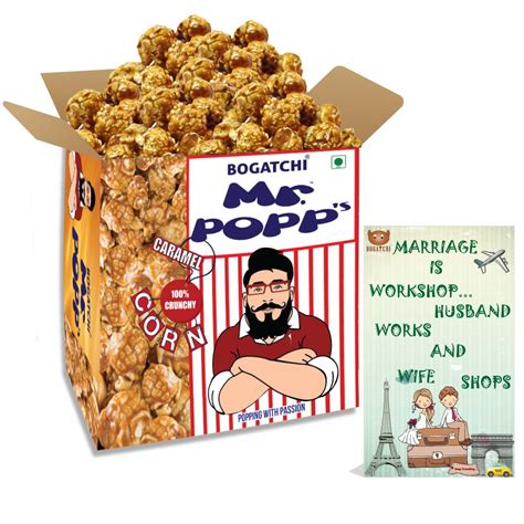 BOGATCHI Mr.POPP's Caramel Popcorn, 100% Gourmet Popcorn, Anniversary ...
