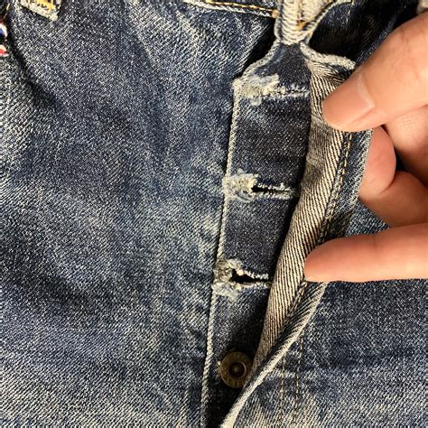 Levi's702 Frankenstein paint &Hard repair W33 | tailor_dept
