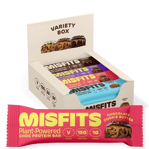 Misfits Plant-Powered Protein Bars | Garage Gym Reviews