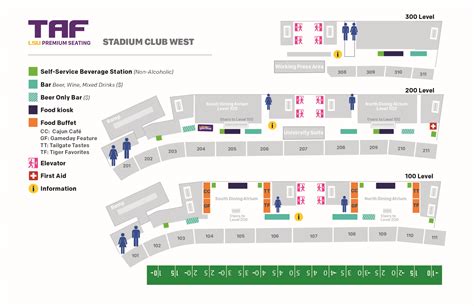 Image result for LSU Football Seating Chart