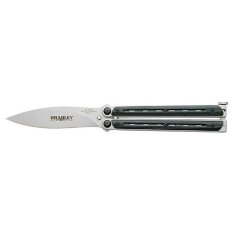 Bear and Son Cutlery Bradley Kimura 3.75 inch Butterfly Knife - Black ...