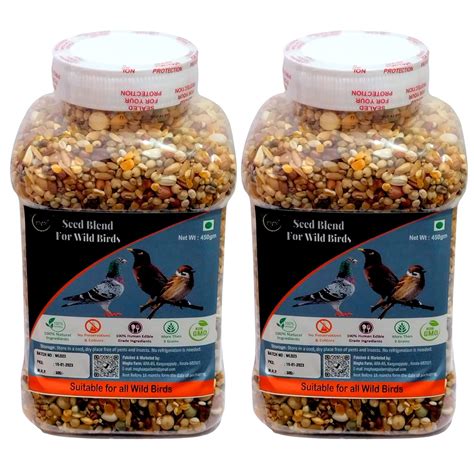 Buy MAF Bird Feed For Wild Birds 900 Gram (450 Gm Pack Of 2) Enriched ...