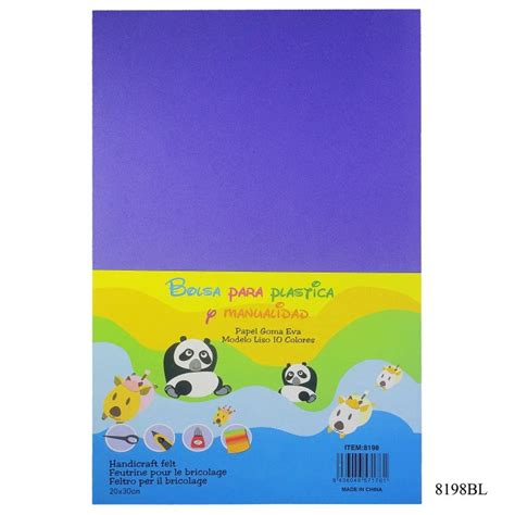 A4 Foam Sheet Without Sticker Blue 8198BL – Inkarto