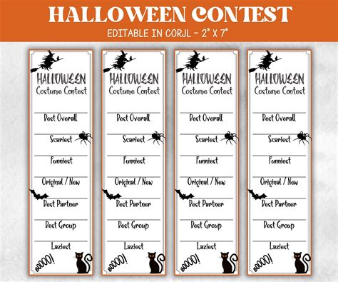 Costume Contest Categories DIY Halloween Costume Award! (Prize