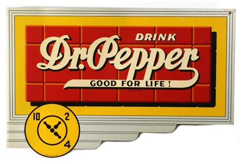 #512: A GOOD DR PEPPER ADVERTISING FLANGE SIGN