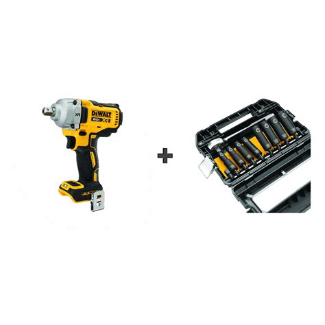 DEWALT, 1/2 in Drive Size, 600 ft-lb Fastening Torque, Impact Wrench ...