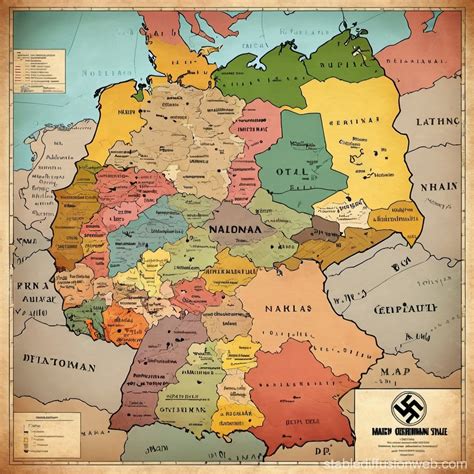 labeled map of nazi german digital art style Prompts | Stable Diffusion ...