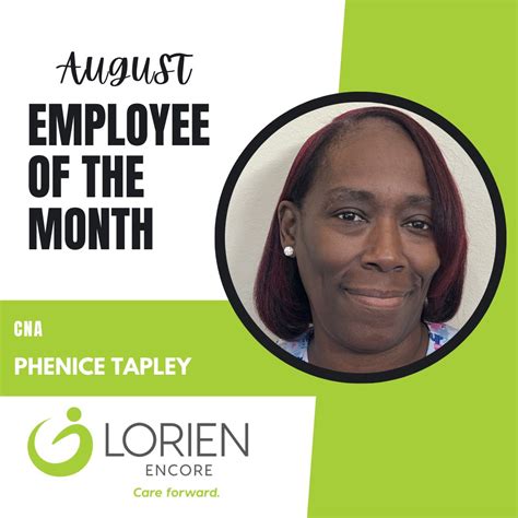Lorien Health Services on LinkedIn: #employeeofthemonth #careforward # ...