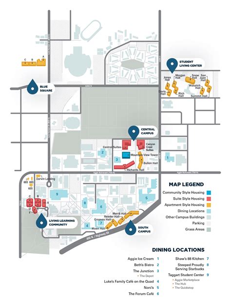 Housing and Dining Locations | Housing Services | USU