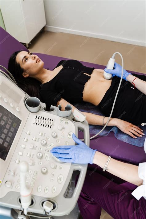 Premium Photo | Abdominal ultrasound for examination of tumors cysts ...