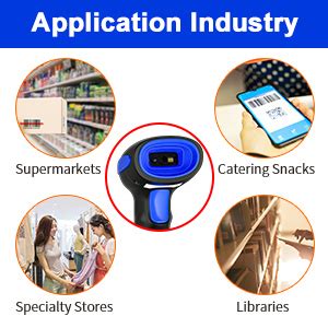 HENEX HC-3208R Wireless Barcode Scanner 2 in 1 Wired QR Code Scanner ...