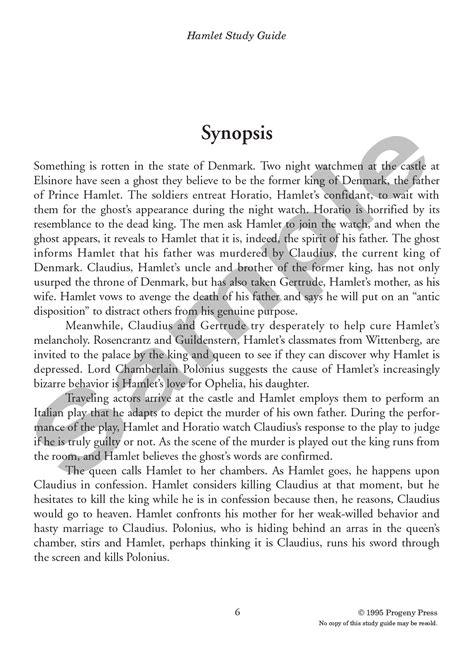 Hamlet Study Guide 的图像结果