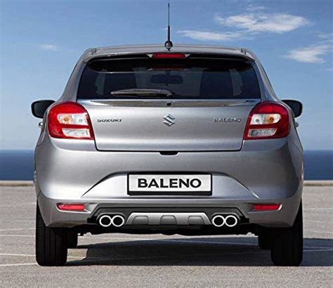 CARMART Rear Bumper Diffuser Compatible for BALENO Upto 2021 Model ...