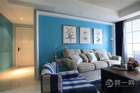 上海古城公寓102平米两居室混搭风格客厅-家居美图_装一网装修效果图