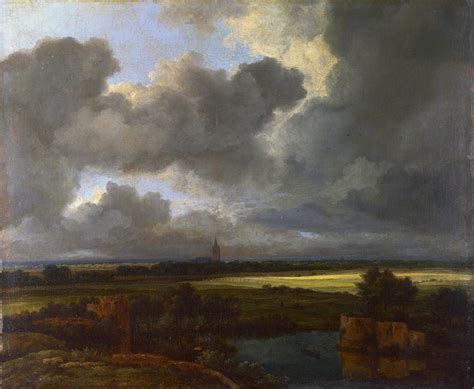 Village at the Wood’s Edge (1651) by Jacob van Ruisdael – Artchive