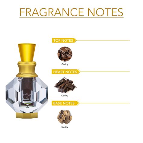 DHANUL OUDH RAASHID Non-Alcoholic Attar 3ML for Unisex – Ajmal Perfumes ...