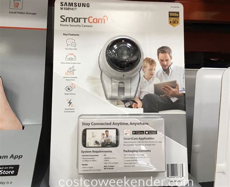 Samsung SmartCam SNH-V6431BN Home Security Camera | Costco Weekender