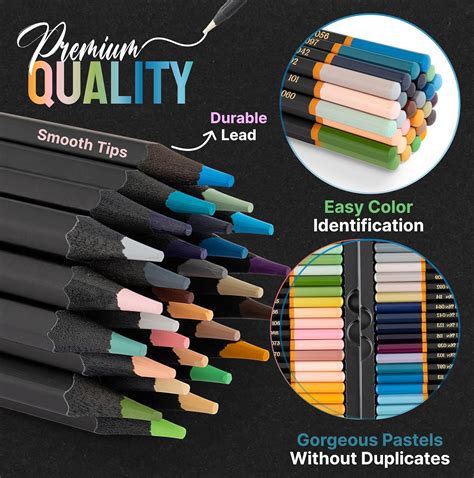 BlackWidow Black Widow Coloring Pencils for Adults – 48 Wax India | Ubuy