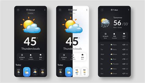 Weather App JavaScript 的图像结果