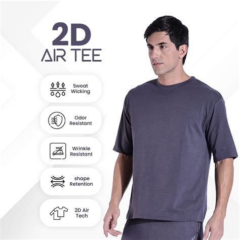 2D AIR TEE – Blue Tyga