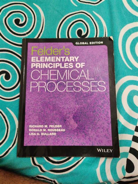 Image result for Elementary Principles of Chemical Processes