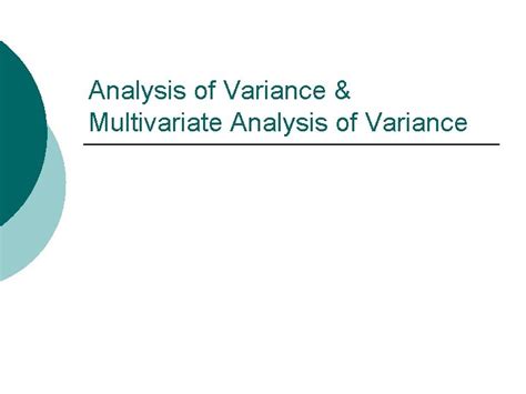 Multivariate analysis of variance Examples 的图像结果