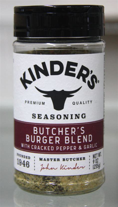 Butcher Burger Kinders Buttery Burger Blend Kinde Butchers Burger Blend ...